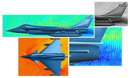 10 GHz RADAR analysis of a jet aircraft 